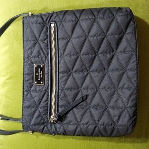 Kate Spade Crossbody Dessi Wilson Road Quilted Black, very good condition